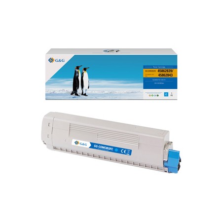 G&G kompatybilny toner z OKI 45862839, NT-COMC853FC, cyan, 7300s, EOL