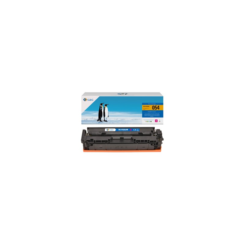 G&G kompatybilny toner z Canon 054M, NT-PC054M, magenta, 1200s, EOL
