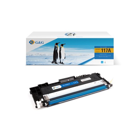 G&G kompatybilny toner z HP W2071A, NT-PH2071C, HP 117A, cyan, 700s, EOL
