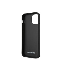 AMG nakładka do iPhone 12 Pro Max 6,7&quot AMHCP12LDOLBK czarna hardcase Leather Hot Stamped