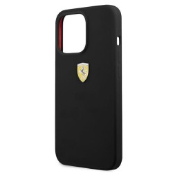 Ferrari nakładka do iPhone 13 / 13 Pro 6,1&quot FESSIHCP13LBK czarna hardcase Silicone