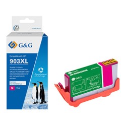 G&G kompatybilny ink / tusz z T6M07AE, HP 903XL, NH-R00903XLM-E-Reman-Eu, magenta, 825s, EOL
