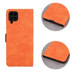 Etui Smart Mono do Samsung Galaxy S22 Ultra pomarańczowe