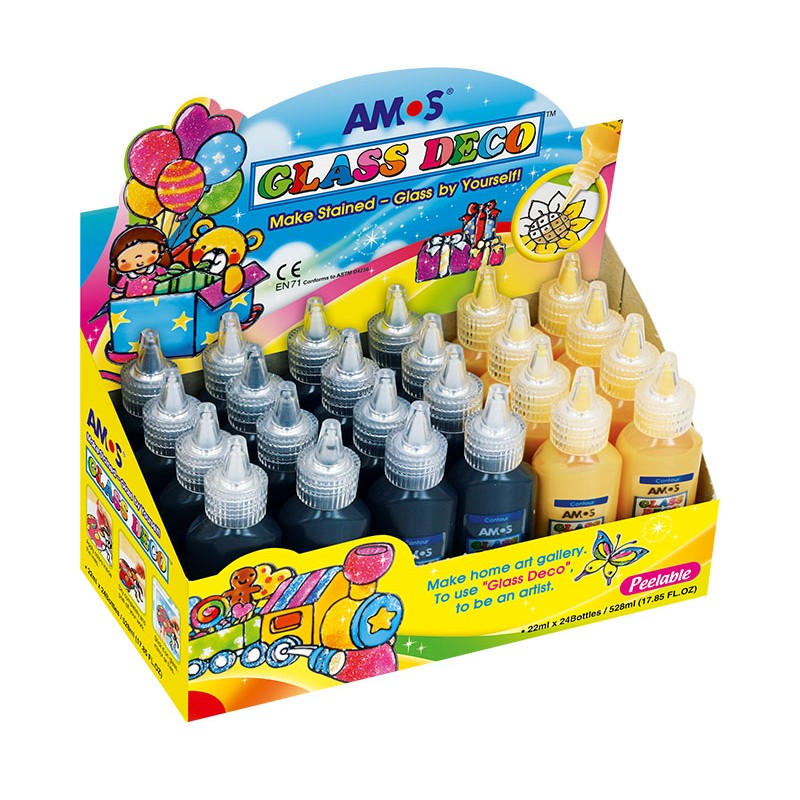 Farby witrażowe AMOS GD22D24BG &8211 kontury Farby witrażowe AMOS GD22D24BG &8211 kontury