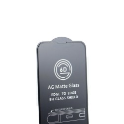 Szkło hartowane 6D matowe do iPhone 12 Mini 5.4''  czarna ramka
