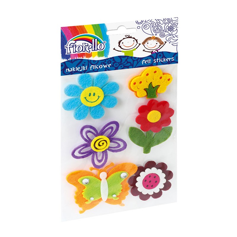 Naklejki filcowe Fiorello GR-NP332 kwiaty_motyl Naklejki filcowe Fiorello GR-NP332 kwiaty_motyl