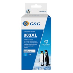 G&G kompatybilny ink / tusz z T6M03AE, HP 903XL, NH-R00903XLC-E-Reman-Eu, cyan, 825s, EOL