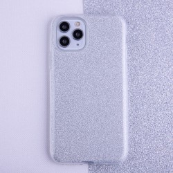 Nakładka Glitter 3w1 do  Xiaomi Redmi 13C 4G srebrna