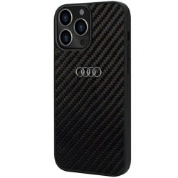 Audi nakładka do iPhone 13 Pro Max 6,7&quot AU-TPUPCIP13PM-R8/D2-BK czarna hardcase Carbon Fiber