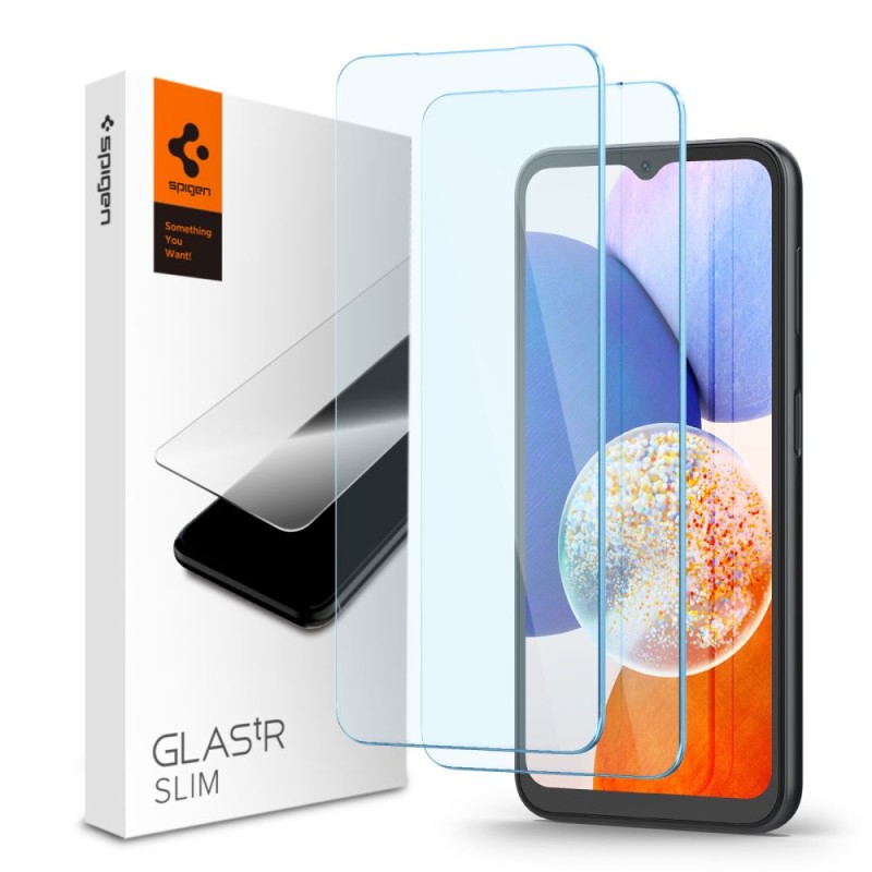 Spigen szkło hartowane Glas.tR Slim do Samsung Galaxy A15 4G / 5G / A25 5G - 2 szt.