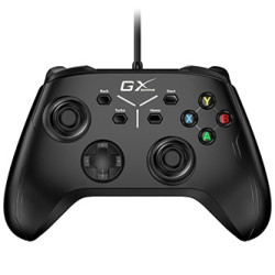 Gamepad Genius GX Gaming MaxFire GX-21UV, 18przycisk, USB/PS3/PS4, czarny