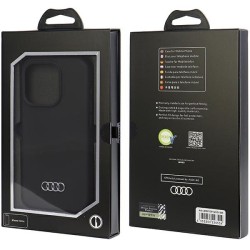 Audi nakładka do iPhone 15 Pro 6,1&quot czarna Silicone Case