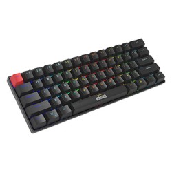 Marvo SABER 61 klawiatura przewodowa (USB) US, czarna mechaniczna