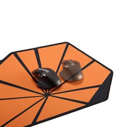 Powerton LIFE FURIA Podkładka pod mysz gaming, z antypoślizgowym spodem, pomarańczowa