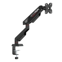 ULTRADESK SWORD Single Regulowany uchwyt na monitor, czarny, 12KG, 17"-40"