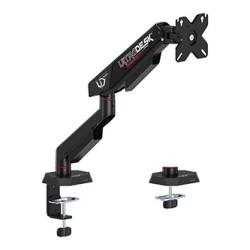 ULTRADESK SWORD Single Regulowany uchwyt na monitor, czarny, 12KG, 17"-40"