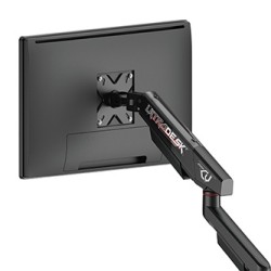 ULTRADESK SWORD Single Regulowany uchwyt na monitor, czarny, 12KG, 17"-40"
