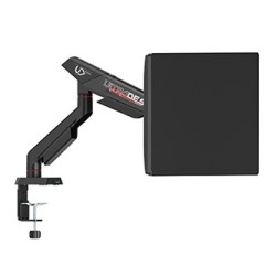 ULTRADESK SWORD Single Regulowany uchwyt na monitor, czarny, 12KG, 17"-40"