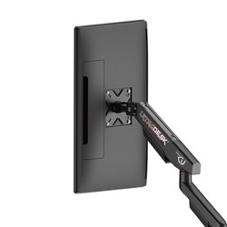 ULTRADESK SWORD Single Regulowany uchwyt na monitor, czarny, 12KG, 17"-40"