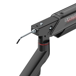 ULTRADESK SWORD Single Regulowany uchwyt na monitor, czarny, 12KG, 17"-40"