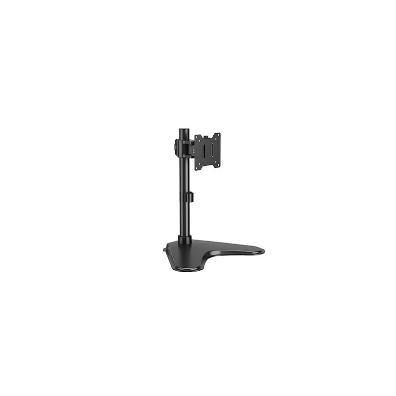 Powerton ERGO BASEO Regulowany uchwyt na monitor, czarny, 20KG, wolnostojący, 17"-35", 75x75/100x100