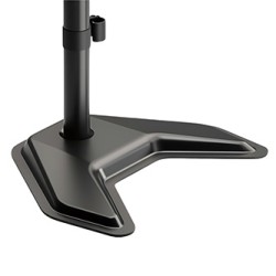 Powerton ERGO BASEO Regulowany uchwyt na monitor, czarny, 20KG, wolnostojący, 17"-35", 75x75/100x100