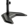 Powerton ERGO BASEO Regulowany uchwyt na monitor, czarny, 20KG, wolnostojący, 17"-35", 75x75/100x100