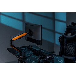 Powerton ERGO VISTA Regulowany uchwyt na monitor, czarny, 2-9KG, zacisk, 17"- 32", 75x75/100x100
