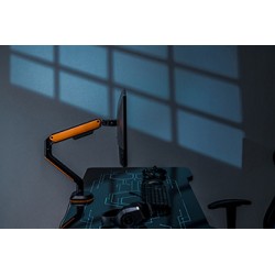 Powerton ERGO VISTA Regulowany uchwyt na monitor, czarny, 2-9KG, zacisk, 17"- 32", 75x75/100x100