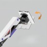 Powerton ERGO STRYNX Regulowany uchwyt na monitor, biały/czarny, 2-30KG, zacisk, 24"- 57", 75x75/100x100/100x200/200x100/200x200