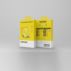 PANTONE słuchawki Bluetooth TWS PT-TWS011 Yellow 102C