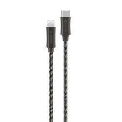 Comma kabel Jub MFi USB-C - Lightning 3A 1,5m szary