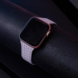 Pasek elastyczny L do Apple Watch 42/44/45 mm dł. 165 mm jasno szary