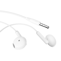 XO słuchawki przewodowe EP69 jack 3,5 mm douszne białe