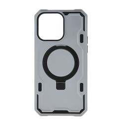 Nakładka Defender Mag Ring do iPhone 12 / 12 Pro 6,1&quot srebrna