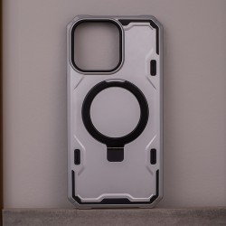 Nakładka Defender Mag Ring do iPhone 12 / 12 Pro 6,1&quot srebrna