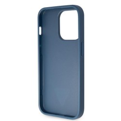 Guess nakładka doiPhone 15 Pro 6.1&quot GUHCP15LP4TDSCPB niebieska hardcase Crossbody 4G Metal Logo