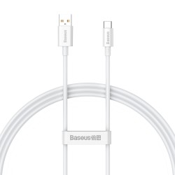Baseus kabel Superior USB - USB-C 1,0m biały 100W P10320102214-01