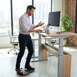 Powerton ERGO ORBIS Podnóżek balansujący podnóżek ergonomiczny, czarna