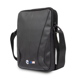 BMW torba na tablet BMTB10SPCTFK czarna PU Leather & Carbon 10&quot