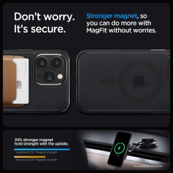 Spigen nakładka Ultra Hybrid Magsafe do iPhone 15 Pro 6,1&quot Frost czarna