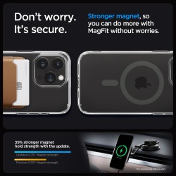 Spigen nakładka Ultra Hybrid Magsafe do iPhone 15 Pro 6,1&quot Graphite