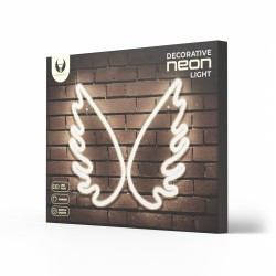 Neon PLEXI LED SKRZYDŁA białe FPNE09X Forever Light