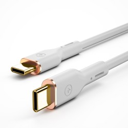 WIWU kabel YQ02 USB-C - USB-C 100W 1,2m biały