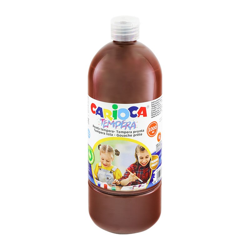 Farba Carioca tempera N 1000 ml (40430/06) brązowa Farba Carioca tempera N 1000 ml (40430/06) brązowa