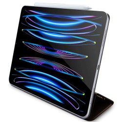 Guess etui do iPad Pro 12,9&quot GUFCP12PS4SGW brązowe Allover 4G Stripe