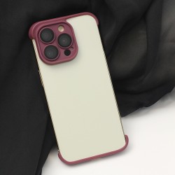 TPU mini bumpers z ochroną aparatu do iPhone 12 Pro Max 6,7&quot wiśniowy