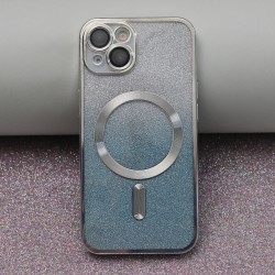 Nakładka Glitter Chrome Mag do iPhone 14 Pro 6,1&quot srebrny gradient