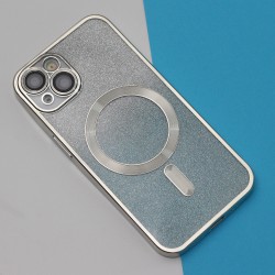Nakładka Glitter Chrome Mag do iPhone 14 Pro 6,1&quot srebrny gradient