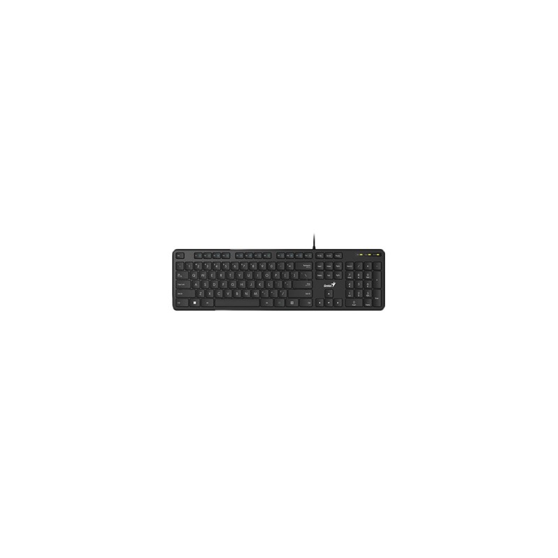 Genius Slimstar M200 klawiatura przewodowa (USB) CZ/SK, czarna
